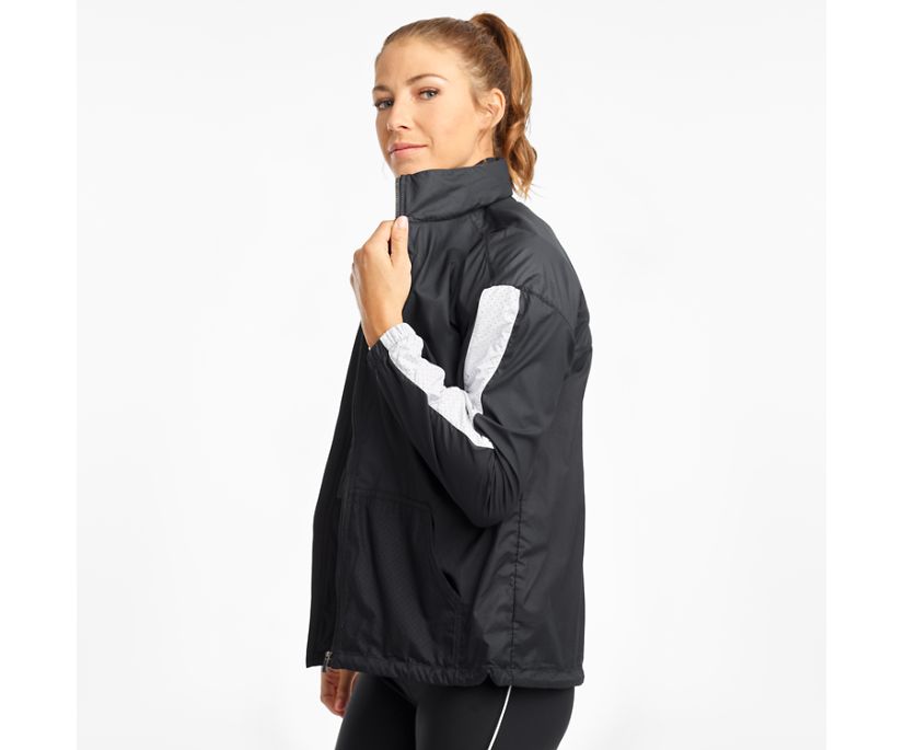 Saucony Packaway Women's Jackets Black | Canada 272SGLO